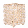 Elegant Metal Crystal Makeup Brush Holder
