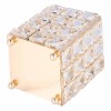 Elegant Metal Crystal Makeup Brush Holder