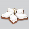 Royal Serving Dishes With Wooden Base – 320