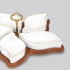 Royal Serving Dishes With Wooden Base – 320