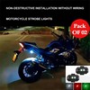 Multicolor Universal Flight Light For Bike (Pack Of 02)