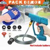 Cordless High Pressure Water Cleaner Washer Spray & 2 In 1 Microfiber Car Washing Cleaning Sponge  Pack Of 02