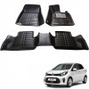 Upgrade Your Kia Picanto 2022 Interior with Black 5D Floor Mats | Custom Fit Car Mats for Enhanced Style and Protection