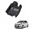 Upgrade Your Kia Picanto 2022 Interior with Black 5D Floor Mats | Custom Fit Car Mats for Enhanced Style and Protection
