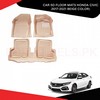 Car 5d Floor Mats (Honda Civic 2017-2021 Beige Color)