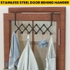 Stainless Steel Door Behind Hanger