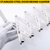 Stainless Steel Door Behind Hanger