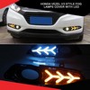 Honda Vezel V3 Style Fog Lamps Cover With Led