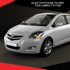 Dlaa Toyota Belta 2007 Fog Lamps Ty-170d