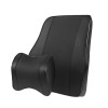 Back Support Cushion & Neck Pillow Black