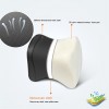 Back Support Cushion & Neck Pillow Black