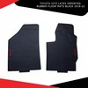 Toyota Vitz Latex Imported Rubber Floor Mats Black 2018-22