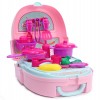2 In 1 School Bag Turn Into Kitchen Set Toy For Kids