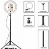 33cm Led Studio Camera Ring Light Photography With Mobile Holder | Shopright.pk 