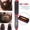 Hair Beard Straightener Styler Quick Heated Comb Ceramic Massage
