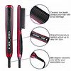 Hair Beard Straightener Styler Quick Heated Comb Ceramic Massage