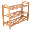 Bamboo 3 Tier Wooden Solid Wood Shoe Rack Organizer