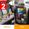Car Backseat Organizer with Touch Screen Tablet Holder Pack Of 02