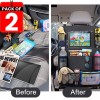 Car Backseat Organizer with Touch Screen Tablet Holder Pack Of 02