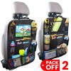 Car Backseat Organizer with Touch Screen Tablet Holder Pack Of 02