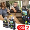 Car Backseat Organizer with Touch Screen Tablet Holder Pack Of 02