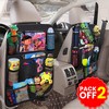 Car Backseat Organizer With Touch Screen Tablet Holder Pack Of 02