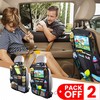Car Backseat Organizer With Touch Screen Tablet Holder Pack Of 02