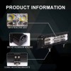 Single Color LED Light Bar Combo Waterproof Spot Lights 72W