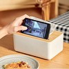 Multifunctional Bamboo Tissue Box Cover