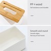 Multifunctional Bamboo Tissue Box Cover