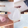 Transparent Oil Proof Kitchen Backsplash Protector Wall Sticker, Dining Room Wallpaper, Table Protector Large