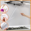 Transparent Oil Proof Kitchen Backsplash Protector Wall Sticker, Dining Room Wallpaper, Table Protector Large