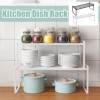 Desktop Shelf Organizer Spice Rack Metal Plate