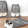 Shoes Drawstring Storage Bag Non-woven Travel Portable Bag Pack Of 30 