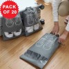 Shoes Drawstring Storage Bag Non-woven Travel Portable Bag Pack Of 30 
