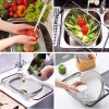 Pack of 2 Wire Mesh Sink Strainers  Efficient Over-Sink Drain Filters