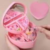 Heart-Shaped Storage Jewelry Box Pack OF 02