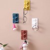 Wall Hangers 4 Hooks Rotating 180 Degree Super Sticky Pack of 04