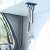 Wall Hangers 4 Hooks Rotating 180 Degree Super Sticky Pack of 04