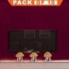 3D Self Adhesive Wall Stickers Wood Pack Of 10