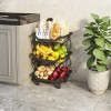 Adjustable 3Layer Storage Trolley Shelf Bathroom Kitchen Organizer Cart Rack