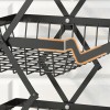 Adjustable 5 Layer Storage Trolley Shelf Bathroom Kitchen Organizer Cart Rack