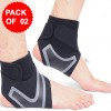 Ankle Sleeve Football Tennis Walking Protector Pack Of 02