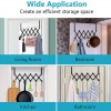 4 Hooks Stainless Steel Over The Door Hanger Coat Towel Storage Hanging Rack Pack Of 02