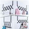 4 Hooks Stainless Steel Over The Door Hanger Coat Towel Storage Hanging Rack Pack Of 02