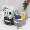 Cotton Linen Laundry Basket Square Pack Of 05