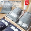 Shoes Drawstring Storage Bag Non-Woven Travel Portable Bag Pack Of 15