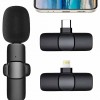 K11 2 IN 1 Collar Wireless Microphone For Type C & Iphone