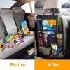 Car Backseat Organizer With Touch Screen Tablet Holder
