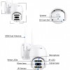 Wifi Dural Lens Outdoor Ptz Camera With 10x Zoom 2mp Carecam App With Power Adaptor